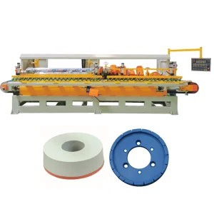 Multi Grinding Heads Automatic Stone Granite Marble Ceramic Tiles Arc Edge Grinding Polishing Machine