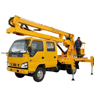 Best-Selling I-Suzu Aerial Work Truck with 33m Platform Diesel Manual Transmission Manufacturer Low Price New Condition
