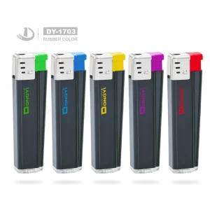 Dongyi ISO9994 Plastic Electronic Cigarette Portable Classic logo Customized Cheap Lighter DY-1703