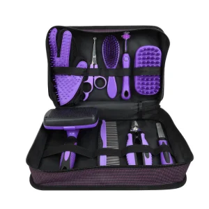 9-Piece Set of Pet Grooming Tools