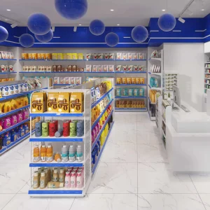 Convenience Store Snack Display Shelves for Barcelona Stores