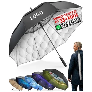 Custom Logo Golf Umbrella 62 Inch