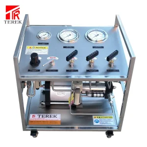 Terek Gas Transfer Pump Adjustable Output Pressure Gas Pressurization System Leak Testing Bench