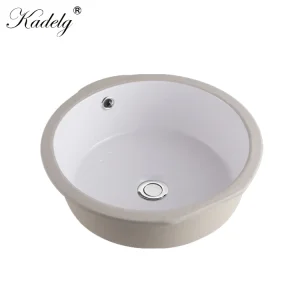 Round Sanitary Ware Bathroom Undermount Basin Sink