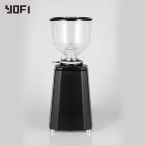 Molino de café eléctrico de pantalla táctil de grado de restaurante de gran capacidad 550W