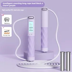 Weighted Jump Rope with Counter Smart Skipping Rope for Crossfit for Adult