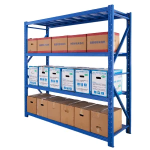 Light Duty Steel Storage Shelf Racks for Industrial Stacking Warehouse Shelving Wholesales Price for Metal Shelving Unit