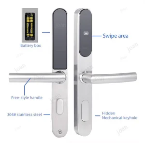Smart 3585 Mortise RFID Card Encoder Keyless Encoder Door Lock Waterproof Stainless Steel Sliding Gate Lock Digital Apartment 5 Star Software Door Lock