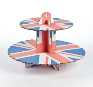 Cupcake Display Stand Party Tray Festival Happy Birthday Celebration Cardboard