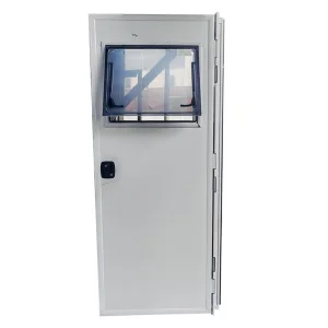 Custom Aluminum Profile Right Angle RV Caravan Motorhome Doors with Opening Window