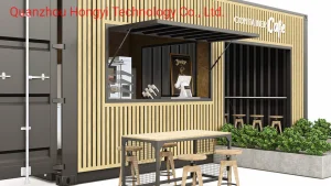 High Quality 20FT Prefabricated House Mobile Store Shipping Container Cafe Shop