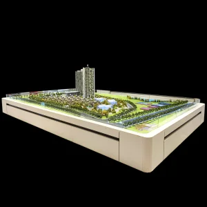 Modern Design Style High Precision Real Estate Construction 3D Model High Quality Materials Custom Size Ratio Hotel Villa