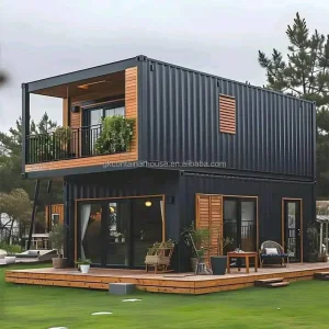 Customizable Luxury 2-Story 20FT 40ft Shipping Container House Prefab Tiny Home