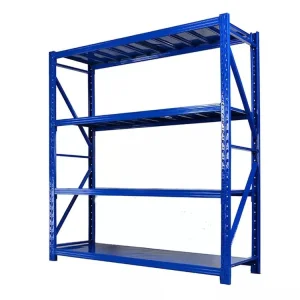 4 Tier 5 Tier Steel Selective Pallet Rack with Corrosion Protection Powder Coated Garage Warehouse Storage Shelves
