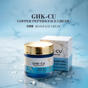Private Label Organic Vegan Blue Copper Peptide Ceramide Anti-Aging Repairing GHK-Cu