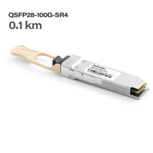 QSFP28-100G-SR4 850nm 100m OM4 DOM MPO-12/UPC MMF 100G QSFP28 Fiber Optic Transceiver Module for AI Data Center