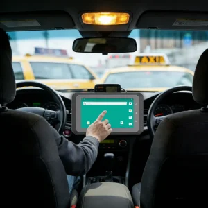 Taxi Tablet Vehicle Mounted All-in-One Cable Design 5 Inch Smart Tablet With 4G WIFI BLE GPS For Taxi Displatch