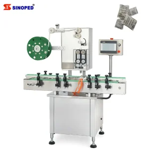 Equipamento de Inserção de Garrafa Dessecante de Velocidade Ajustável Di-200, Alimentador de Saco de Umidade para Latas de Lanches Sólidos
