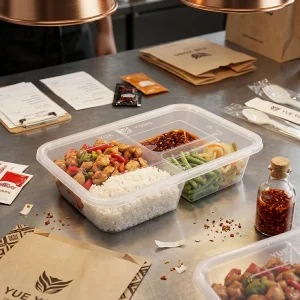 Eco-friendly 750ml PP Takeaway Box