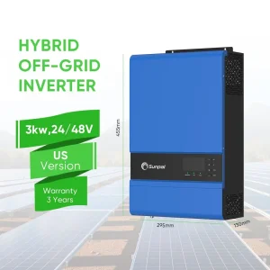 Sunpal Split Phase Off Grid 24V 48V Low Voltage 3KW 5KW Solar Inverter For Home Use