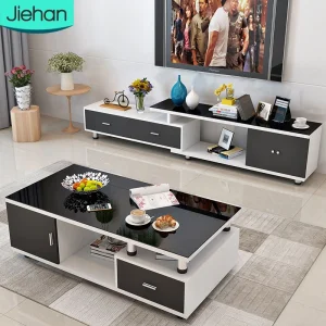 Modern Light Luxury MDF TV Stand Cabinet