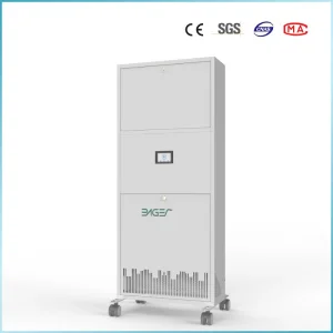 Sistema de Purificação de Ar Médico de Grau com Filtro HEPA, Luz Germicida UV UVC e Plasma para Hospital Comercial de Grande Área Portátil 1500m3/H Fluxo de Ar H13/H14