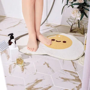 Back Non-Slip Bath Carpet Custom Foot Anti-Slip Bath Rug Floor Mats for Bathroom Bathroom Runner Printed Door Mats