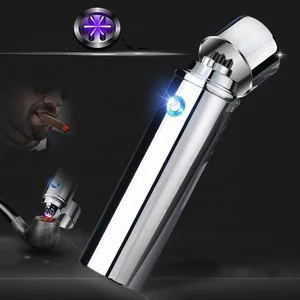 High Quality Custom Modern Design Triple Arc Gold Lighter