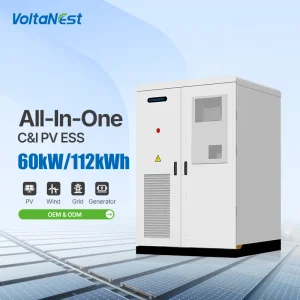 Custom 61kWh 112kWh 100kWh 200kwh Solar Hybrid All-in-one LFP Commercial & Industrial Energy Storage System Cabinet Outdoor