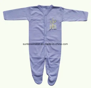 Suave y transpirable 100% tela de algodón interlock ropa para bebés recién nacidos