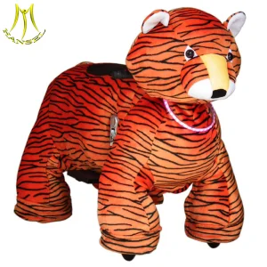 Hansel Coin Operated Plush Kids Electric Animal Scooters Ride