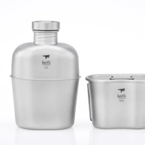 Outdoor Camping Titanium Cookware