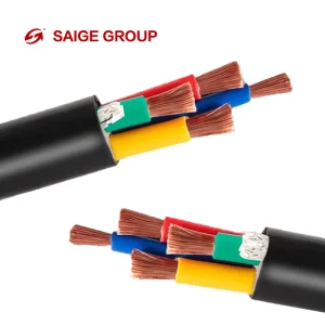 Composite Fiber Optic and Power PVC Hybrid Cable