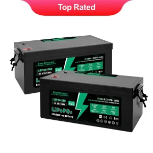 Baterías de iones de litio recargables de carga rápida 24V 200ah LiFePO4 para módulos marinos