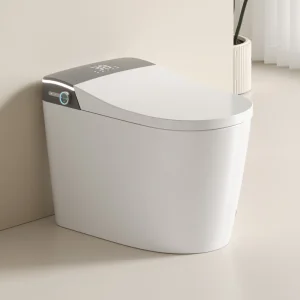Intelligent New Design Auto Washing Infrared Therapy Automatic Flip Flush Elongated Smart Toilet (cUPC)