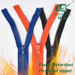 Flame Retardant Zipper