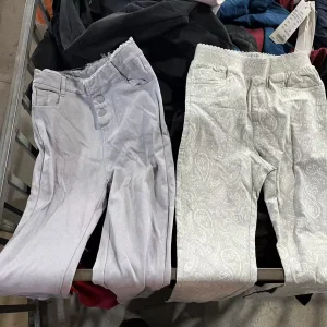 Calças de Lápis de Segunda Mão Pré-Amadas Vintage Slim Fit Jeans de Denim Usados Calças Skinny com Stretch Lote Misturado Atacado
