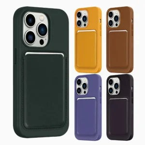 Cell Phone Case for Apple I Phone 15 14 13 PRO Cases with Magsafe Wallet Leather Casing Magnetic