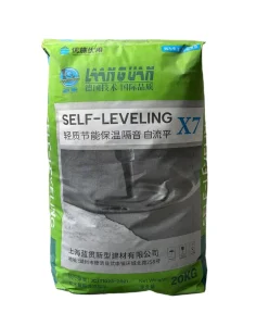 Thick Layer Self-Leveling Cementitious Mortar with Lower Consumption