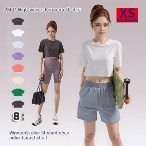 Women's High-Waisted Cute Crop Top