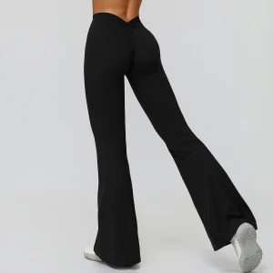 Pantalones acampanados de yoga