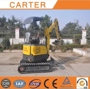 Versatile Mini Excavator with Retractable Chassis and Rubber Tracks