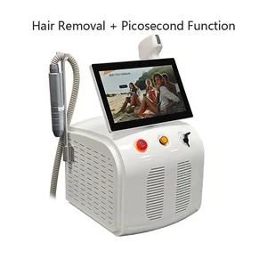 Professional 2 In 1 808nm 755nm 1064nm 3 Waves Diode Laser Pico Laser Carbon Pigment Removal Hair Removal Machine