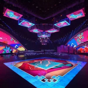 Indoor Interactive Stage Dance Floor Tile Panel Screen Advertising LED Display