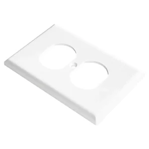 OEM 1-Gang Duplex Receptacle Wall Plate, Standard Size, Glossy White Manufacturer, Factories