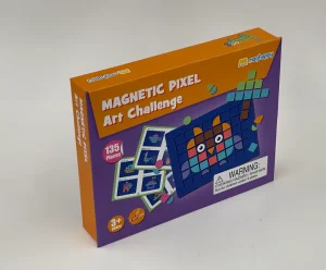 Customized Montessori Construction Toys Magnetic Pixel Art Challenge Interactive Learning Puzzles for Kids Ages 3-6