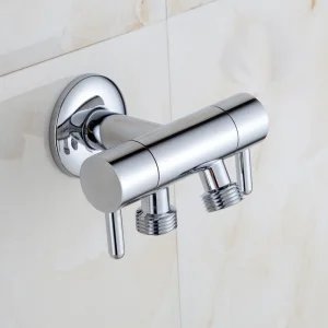 China Stainless Steel Dual Outlet Angle Valve Manufacturers