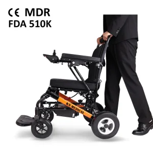 Ksm-602 Best Lightweight Electric Power Foldable 12 Inch Wheelchair Tyre Small Indoor Wheel Chairs Mdr 510K Ukca All Certificates