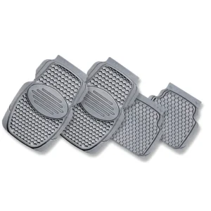 4PCS حصائر أرضية للسيارات من مطاط PVC ثقيل الوزن لجميع الأحوال الجوية