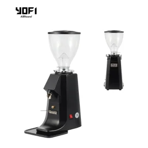 Molino de café comercial de gran capacidad, máquina de molienda de café de grado industrial con características de seguridad